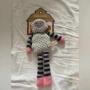 Sheep stuffed animal rattle